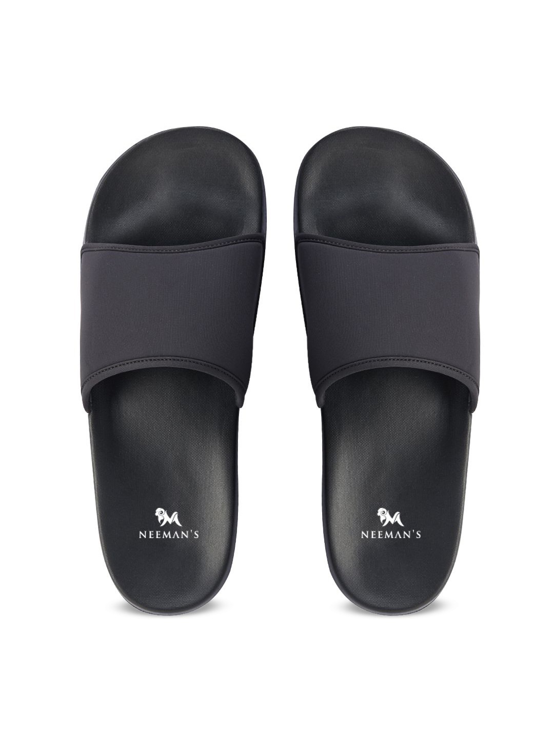 

NEEMANS Unisex Fabric Sliders, Black