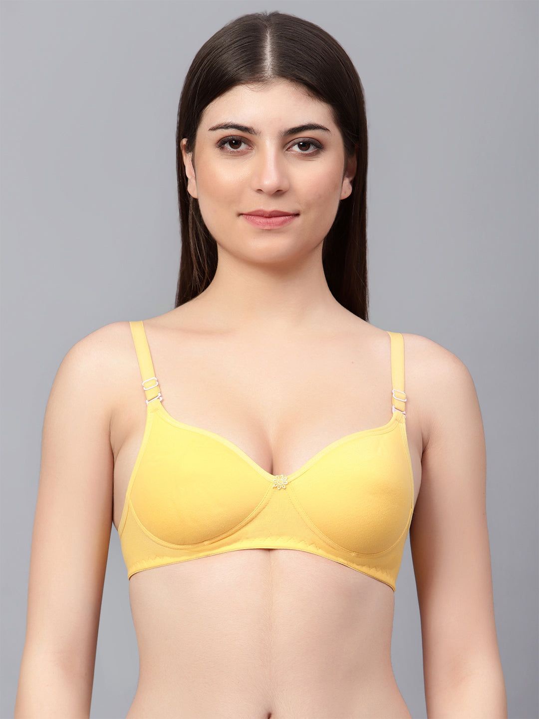 

Designer Bugs Bra Medium Coverage Lightly Padded, Yellow