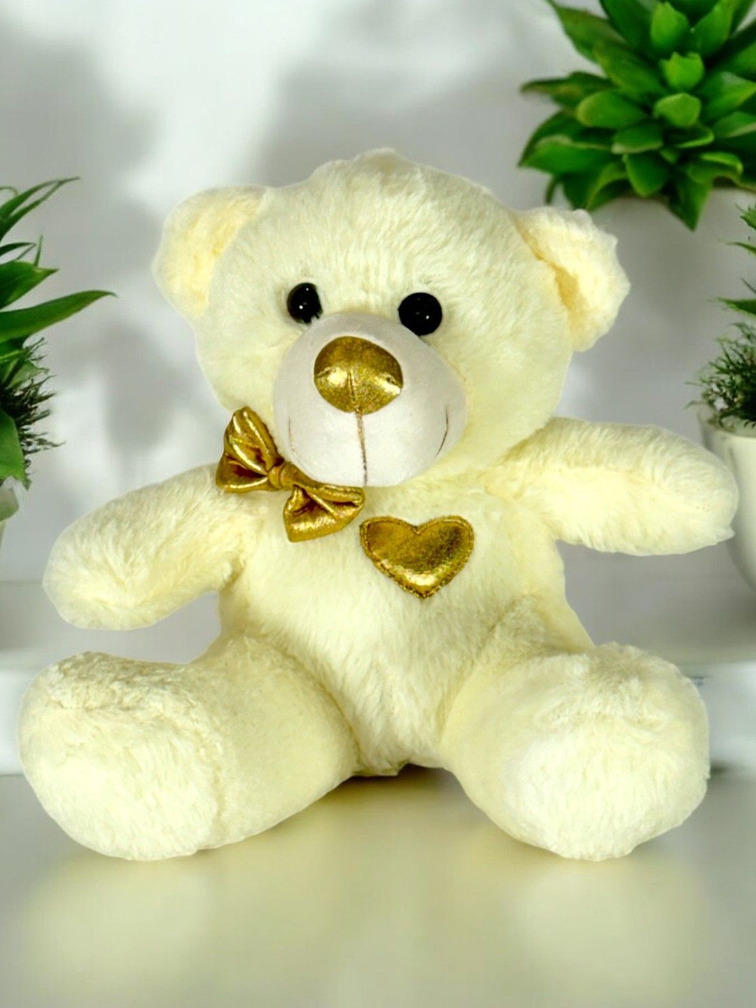 

LITTLE GINNIE Cotton Filled Non-Allergic Soft Toy Soft Toys and Dolls, Gold