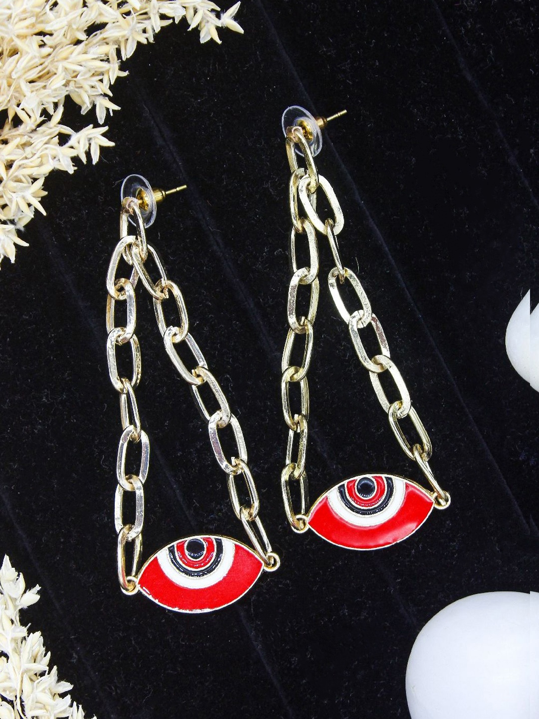 

KPOP Contemporary Drop Earrings, Gold
