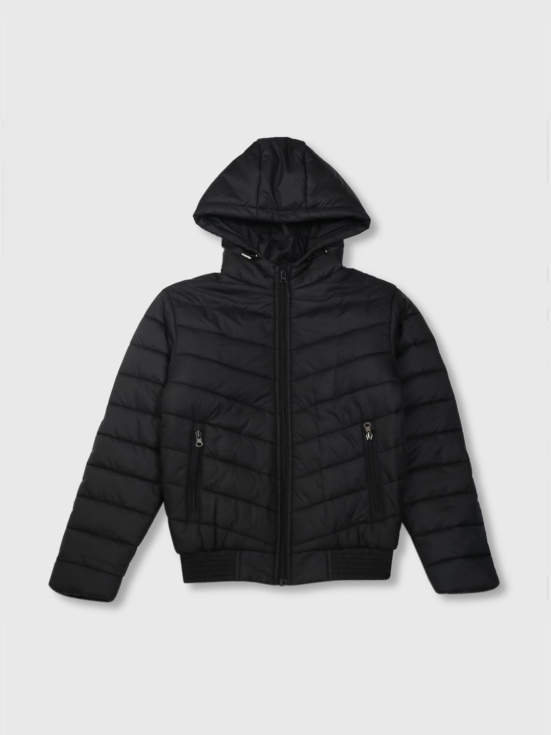 

Gini and Jony Girls Hooded Padded Jacket, Black