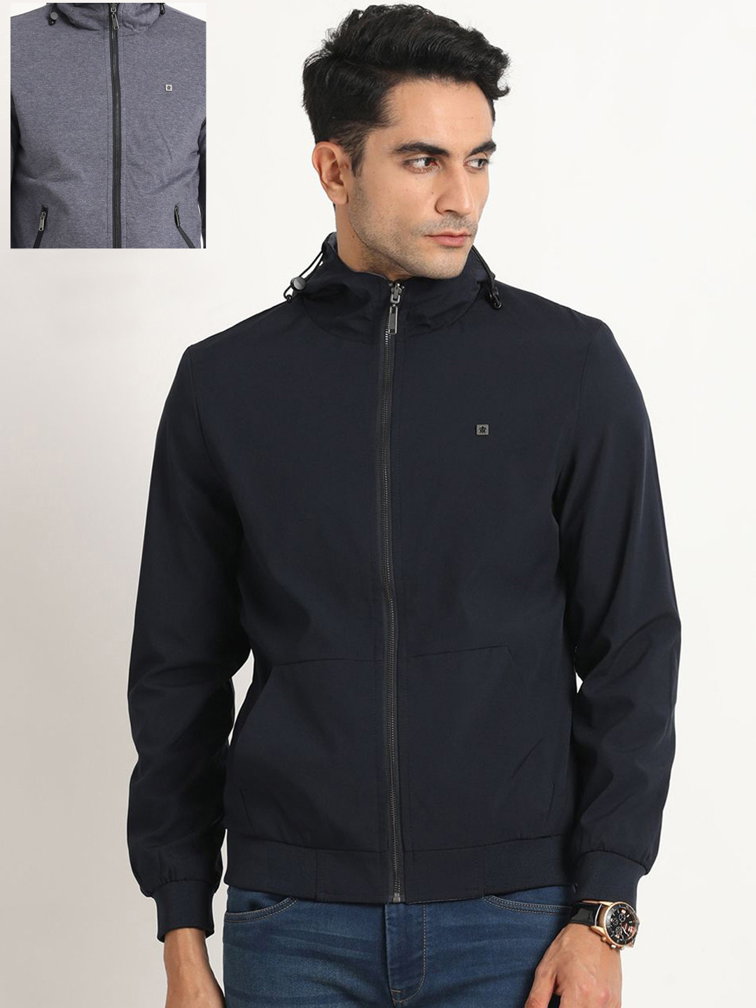 

Turtle Men Reversible Sporty Jacket, Blue