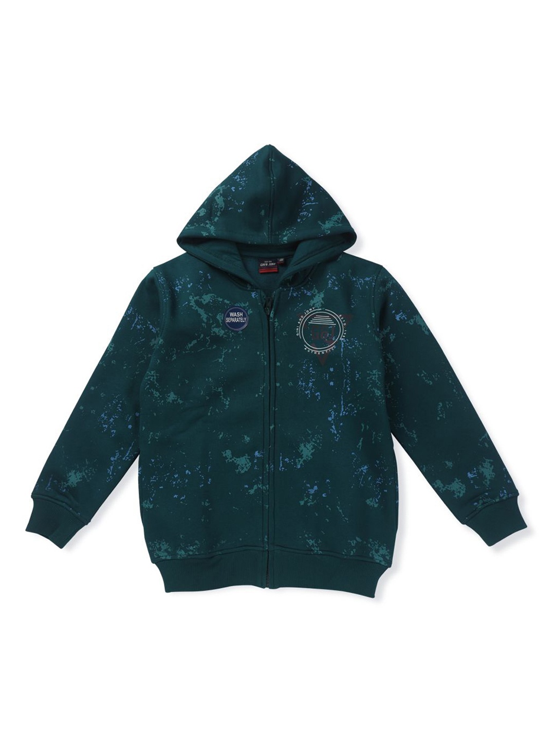 

Gini and Jony Boys Bomber Jacket, Teal