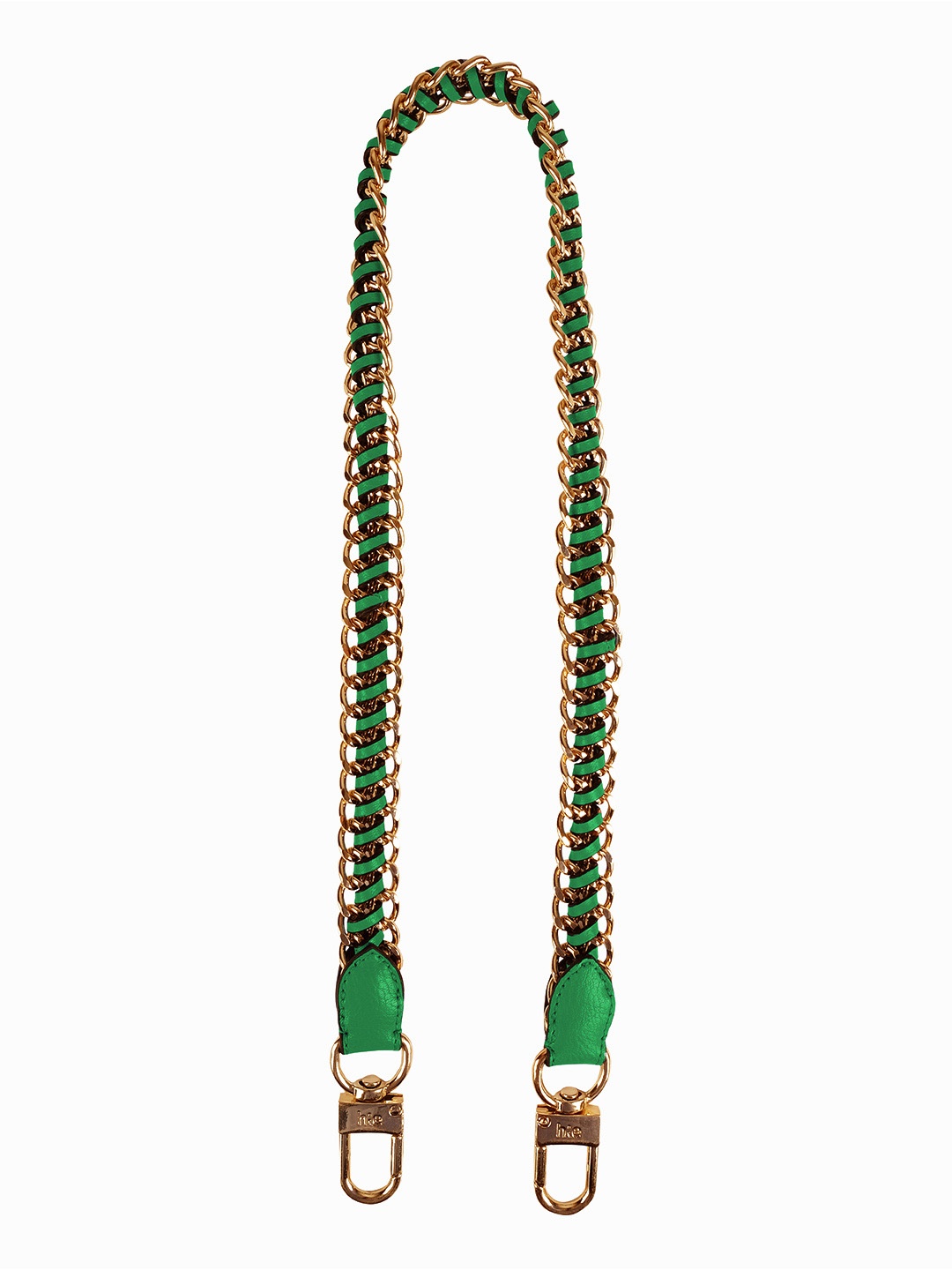 

HIE Leather Structured Sling Bag, Green