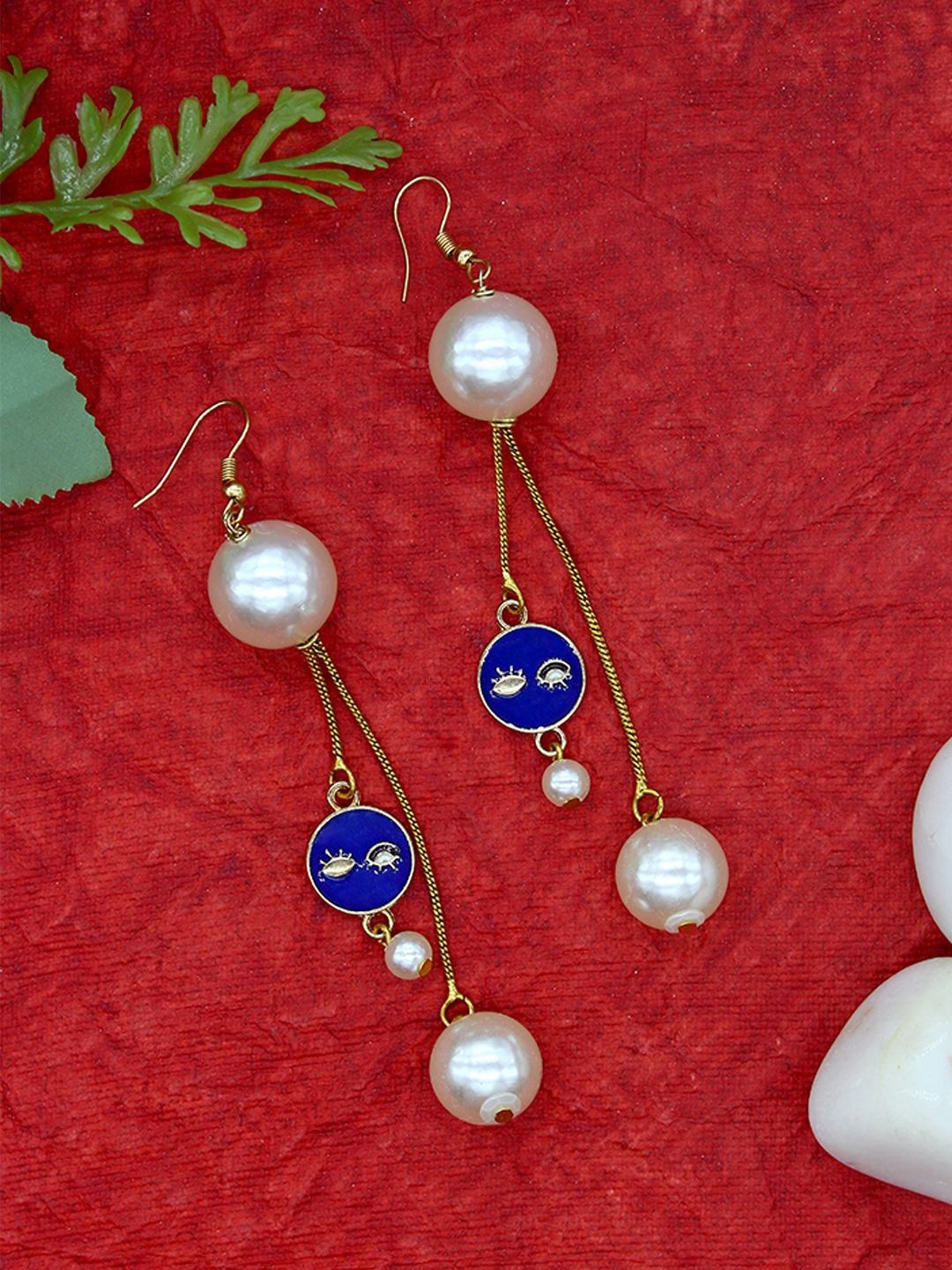 

KPOP Contemporary Drop Earrings, Gold
