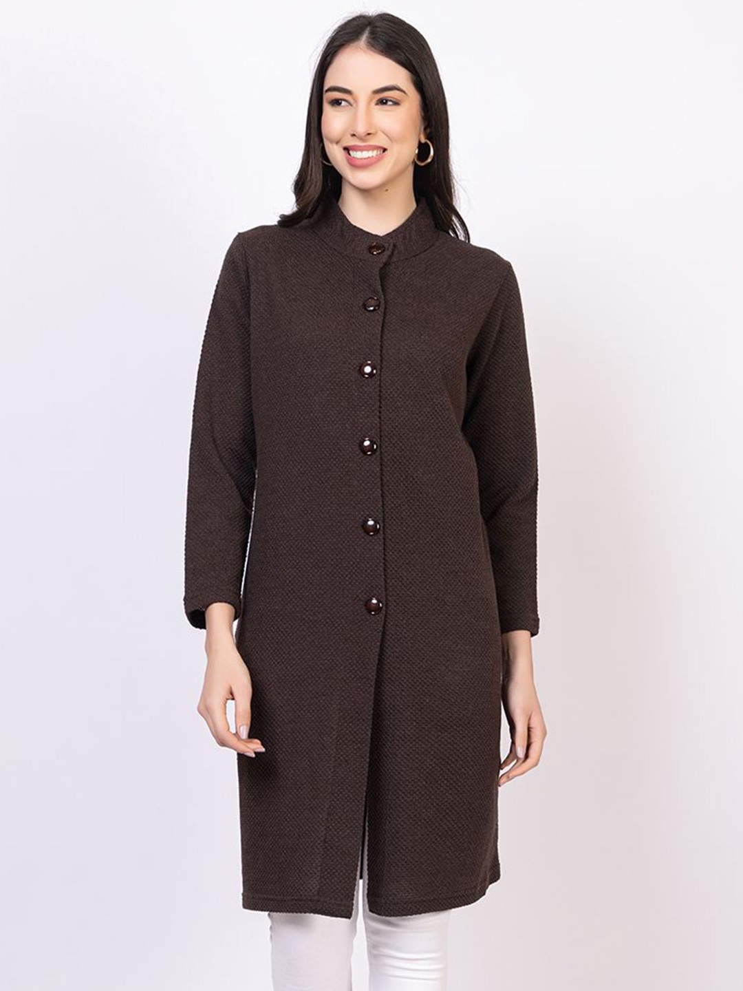 

KEIKO Women Cardigan, Coffee brown