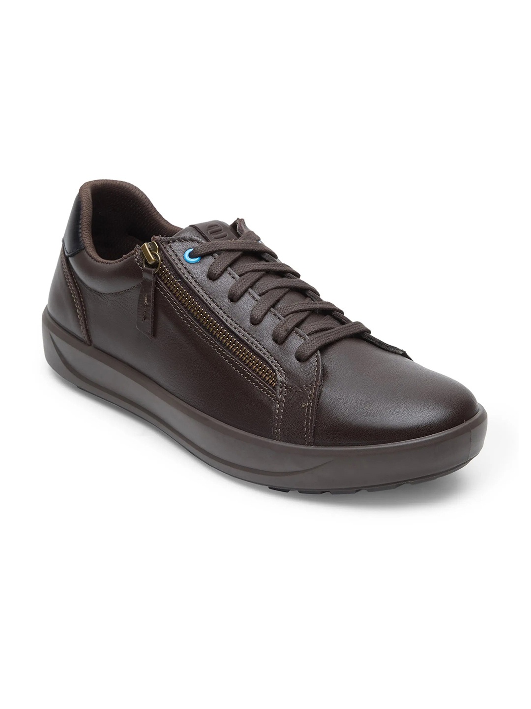 

ERGON Men Leather Casual Shoes, Brown