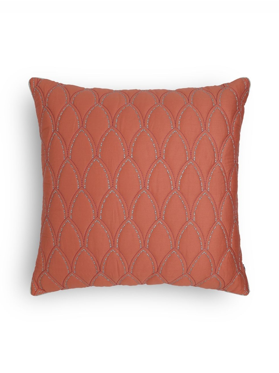 

ONSETHOMES Pink & Blue Quilted Pure Cotton Square Cushion Covers