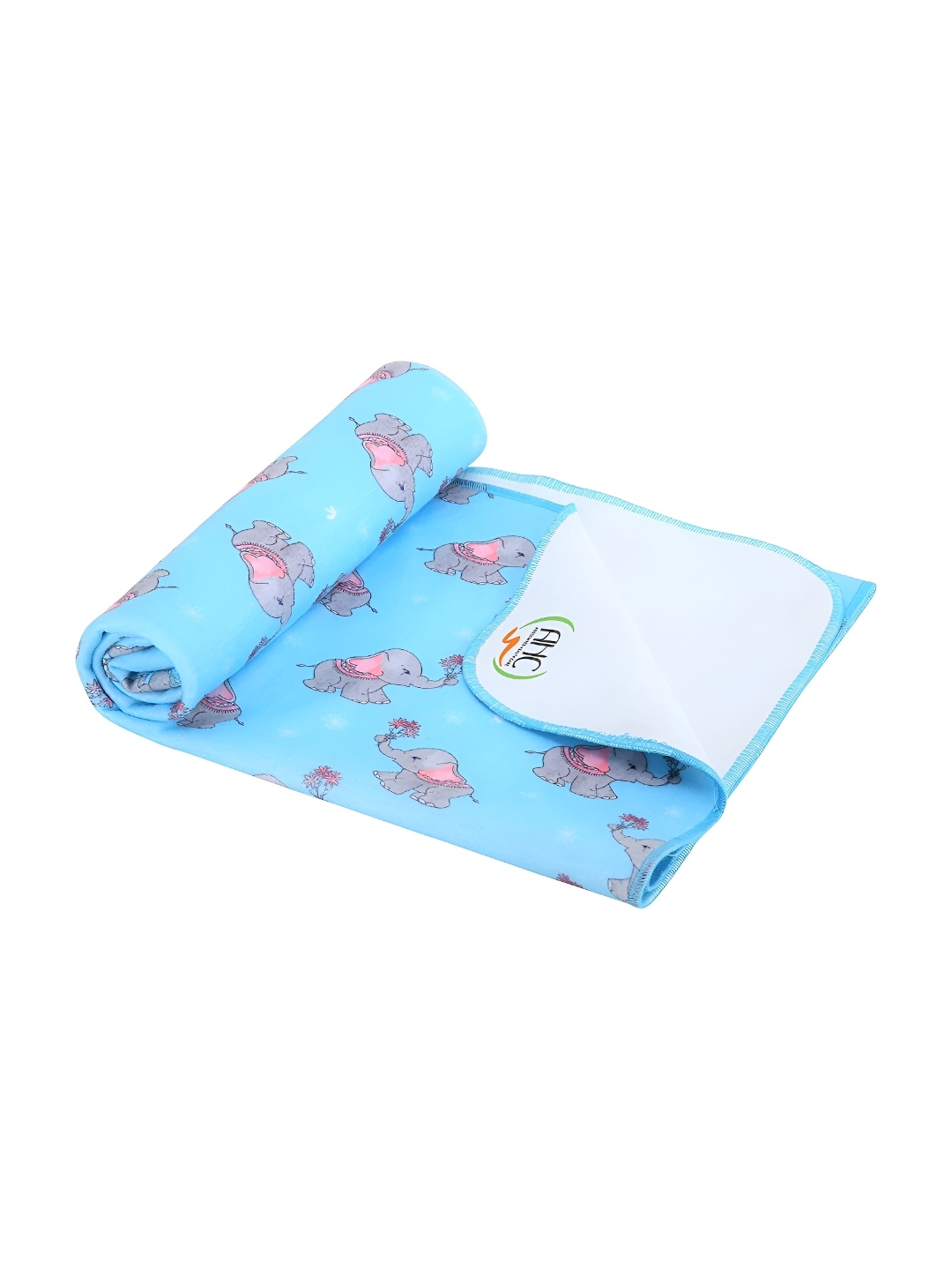 

AHC Blue & Grey Printed Breathable Mattress Protector
