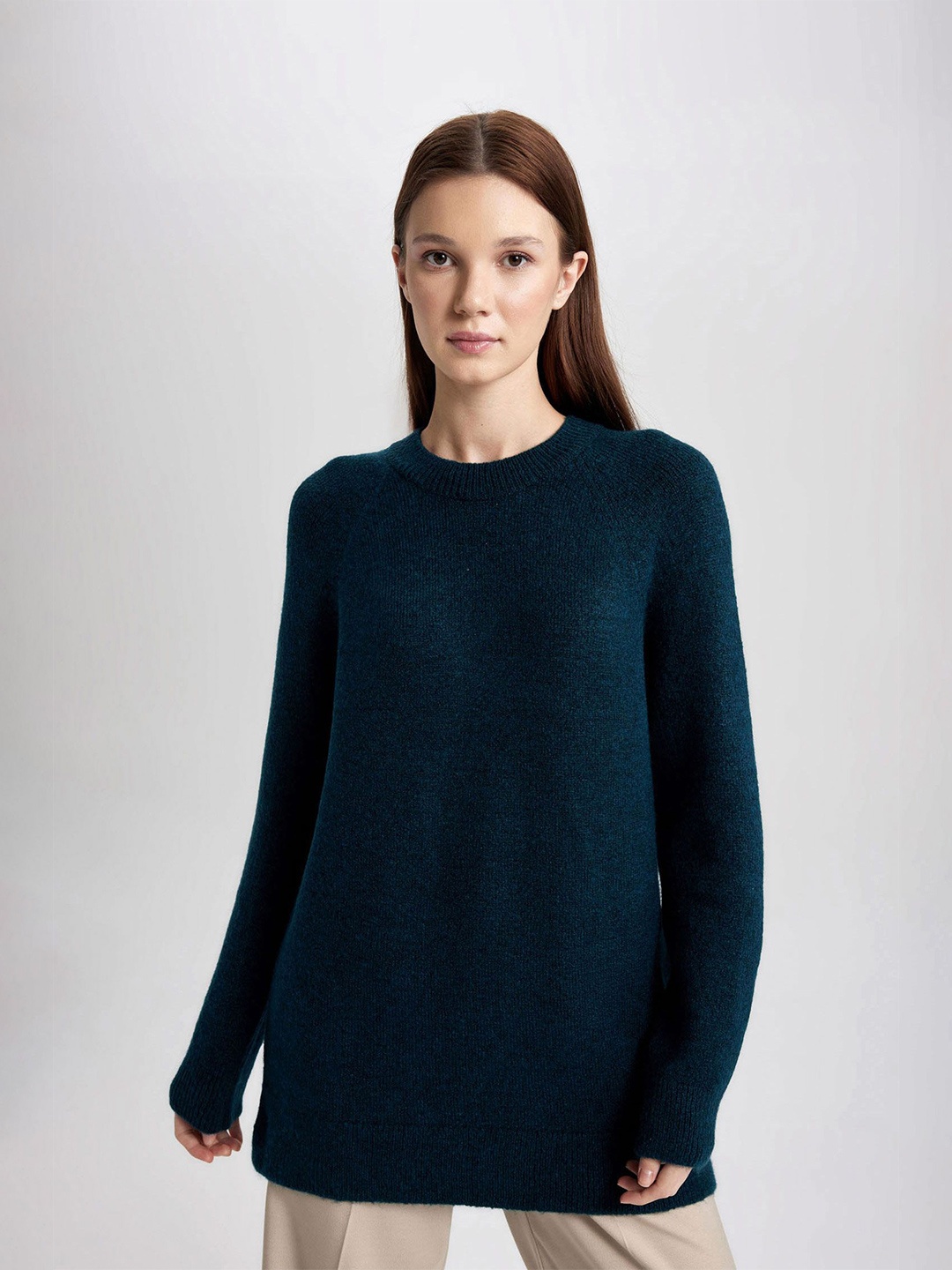

DeFacto Long Sleeved Pullover, Blue