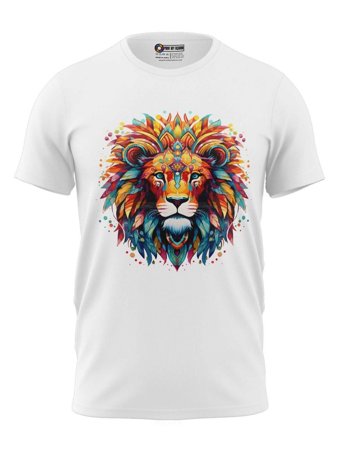 

Print My Fashion Boys Graphic Printed Round Neck Cotton T-shirt, White