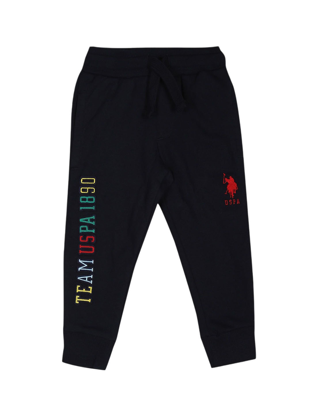 

U.S. Polo Assn. Kids Boys Printed Joggers Trousers, Blue