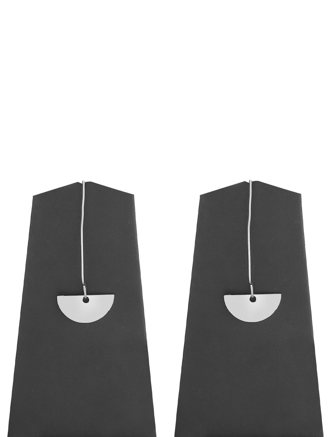 

Goldnera Geometric Drop Earrings, Silver