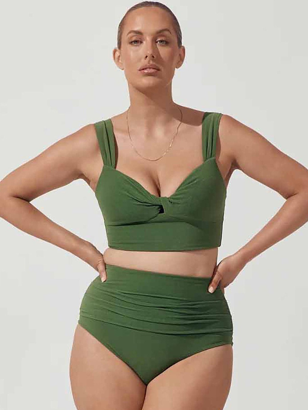 

LULU & SKY Two Piece Swim Set, Green