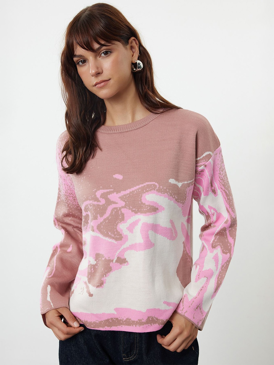

Trendyol Floral Print Top, Na