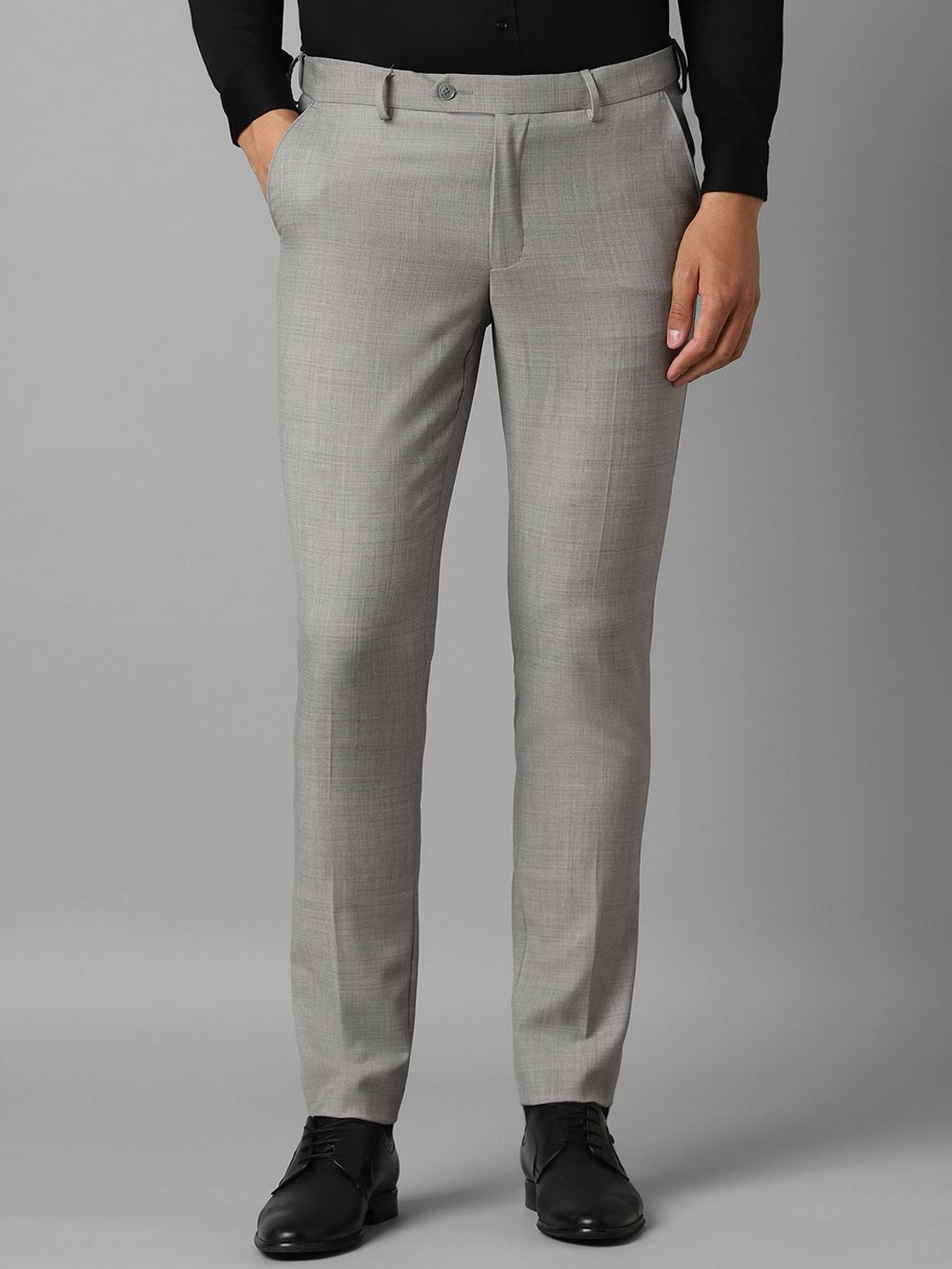 

Louis Philippe Men Slim Fit Trousers, Grey