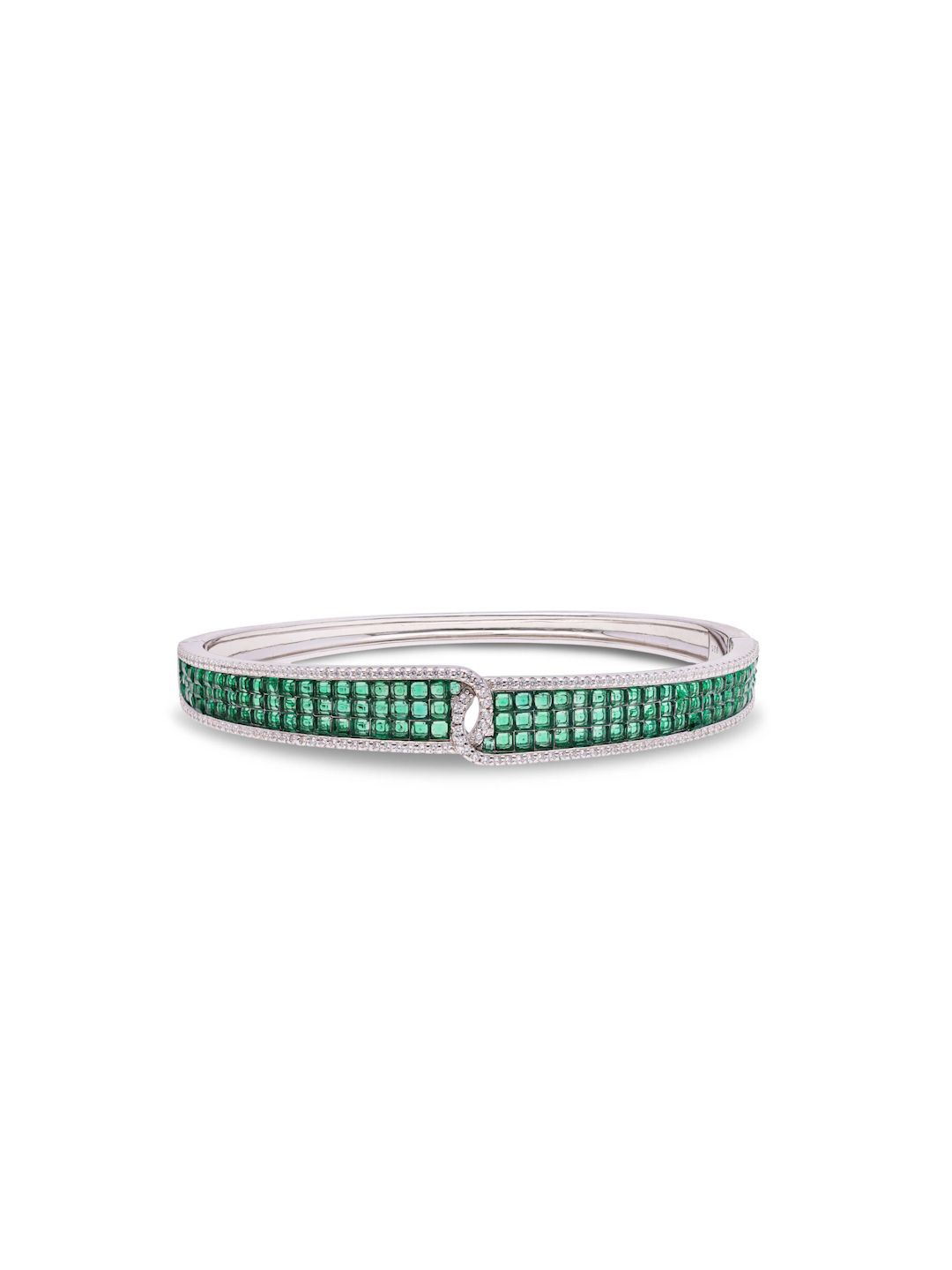 

MISS JO 92.5 Sterling Silver Rhodium-Plated Wraparound Bracelet