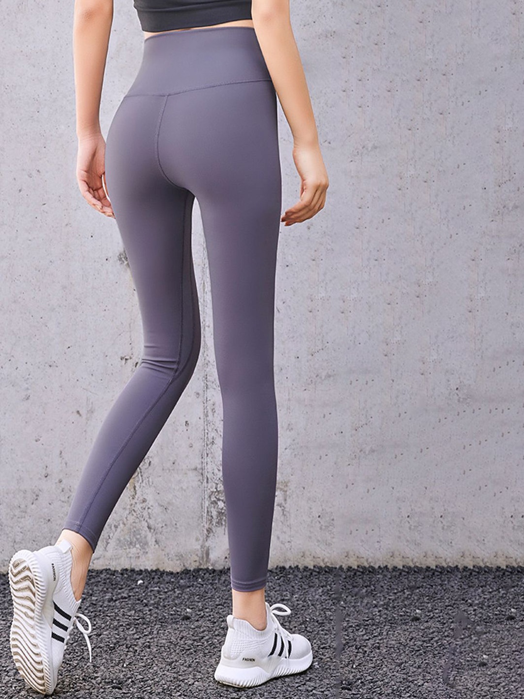 

StyleCast Women Solid Ankle Length Training Tights, Purple