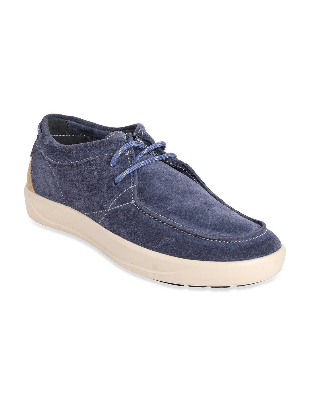 

ERGON Men Leather Derbys, Navy blue