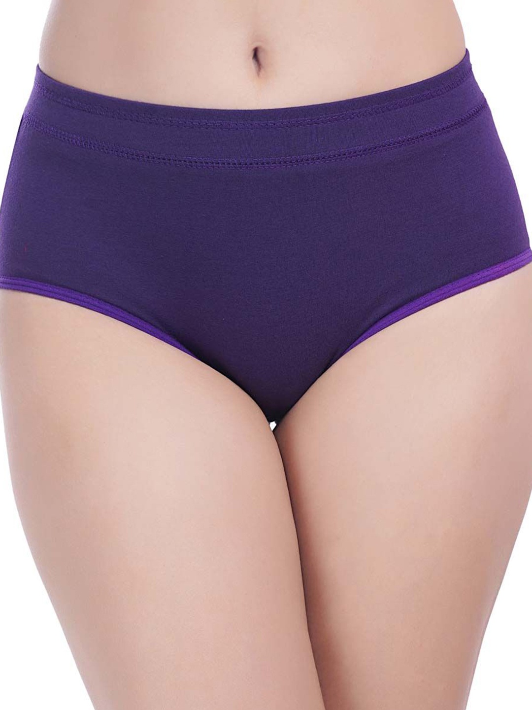 

YOU FOREVER Women Pack Of 2 High Waist Hipster BriefsYF-2HWPNT-07-S, Purple