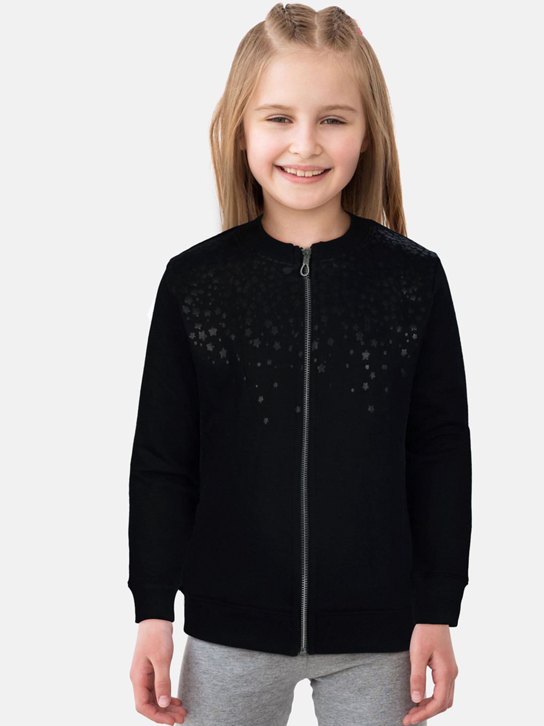 

Gini and Jony Girls Bomber Jacket, Black