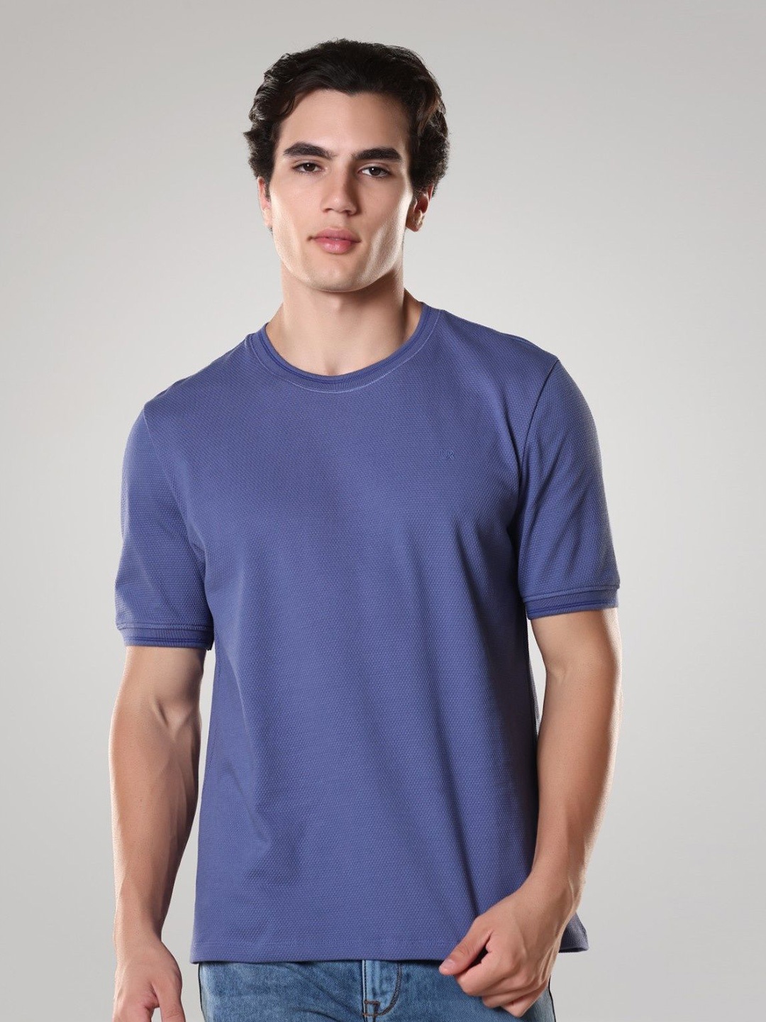 

TURMS Anti Odor Cool Tech Crew Neck Tshirt for Men, Blue