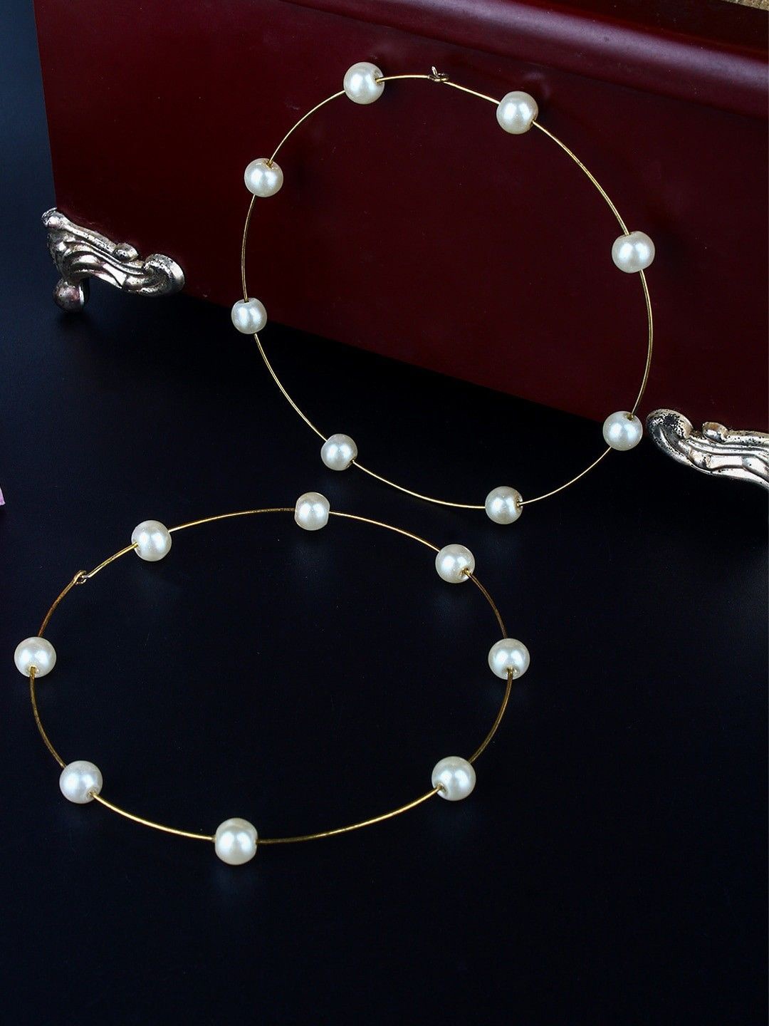 

KPOP Gold Plated Contemporary Hoop Earrings