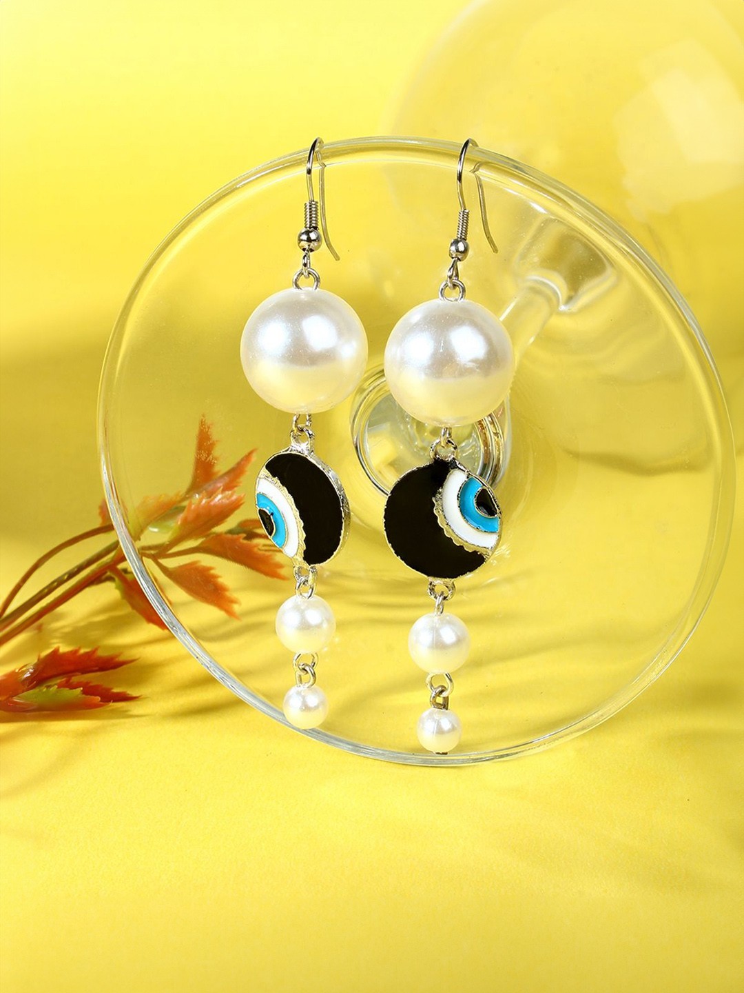 

KPOP Contemporary Drop Earrings, Silver