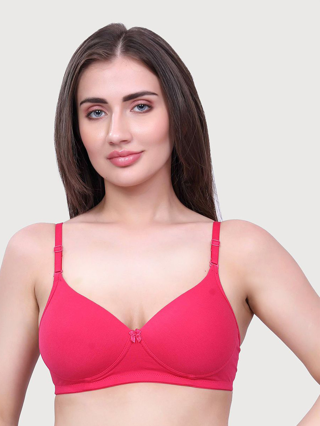 

inner amour Women Full Coverage Lightly Padded Bra, Pink