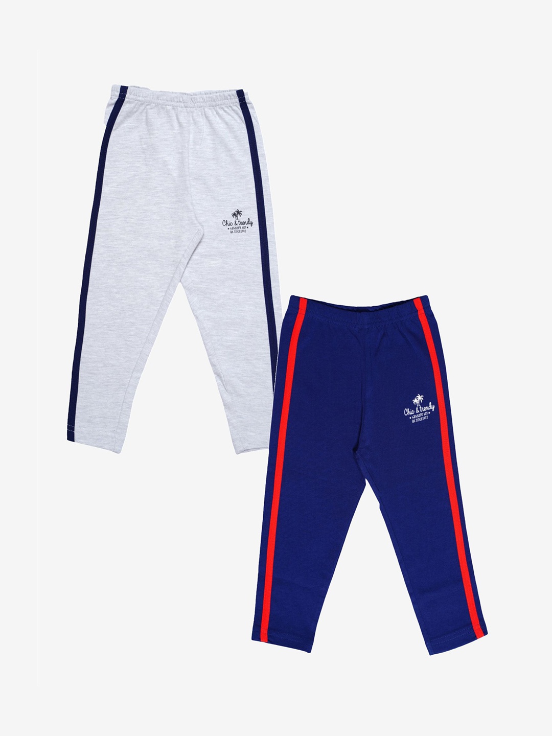 

Bodycare Pack Of 2 Boys Mid-Rise Track Pants, Navy blue