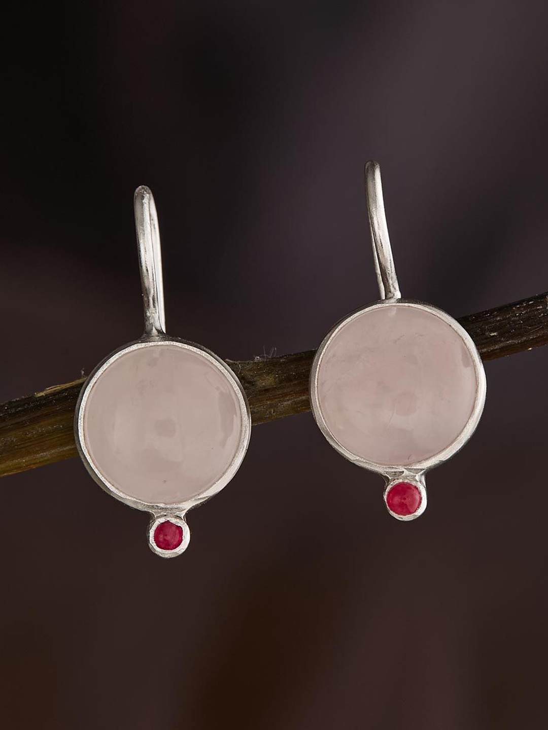 

Fabindia Silver-Plated Contemporary Drop Earrings