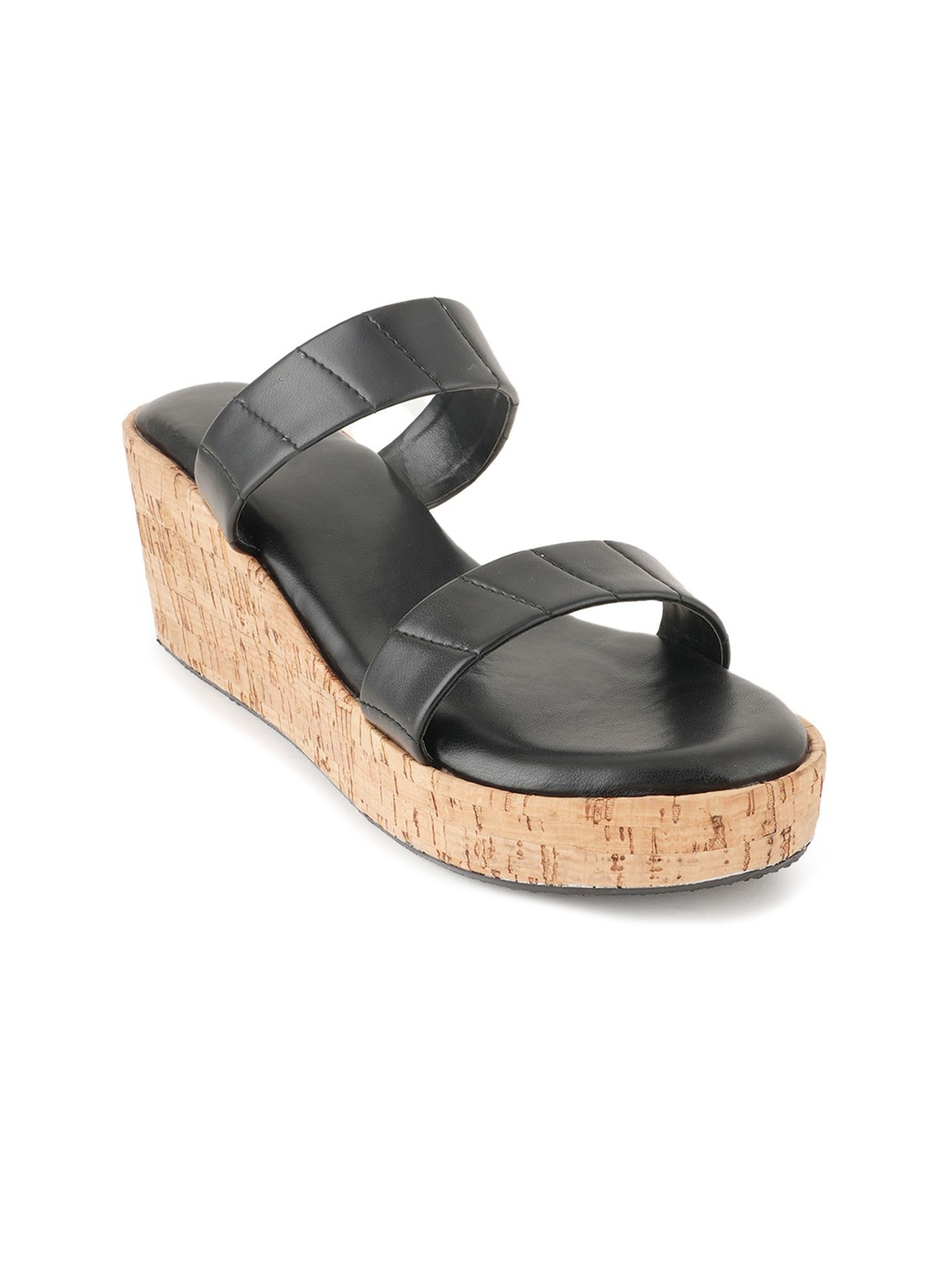 

The Cozy Queen Women Wedge Heels Sandals, Black