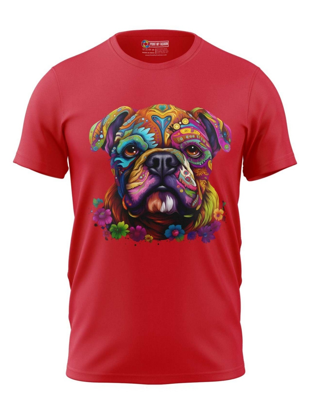 

Print My Fashion Boys Graphic Printed Cotton T-shirt, Red