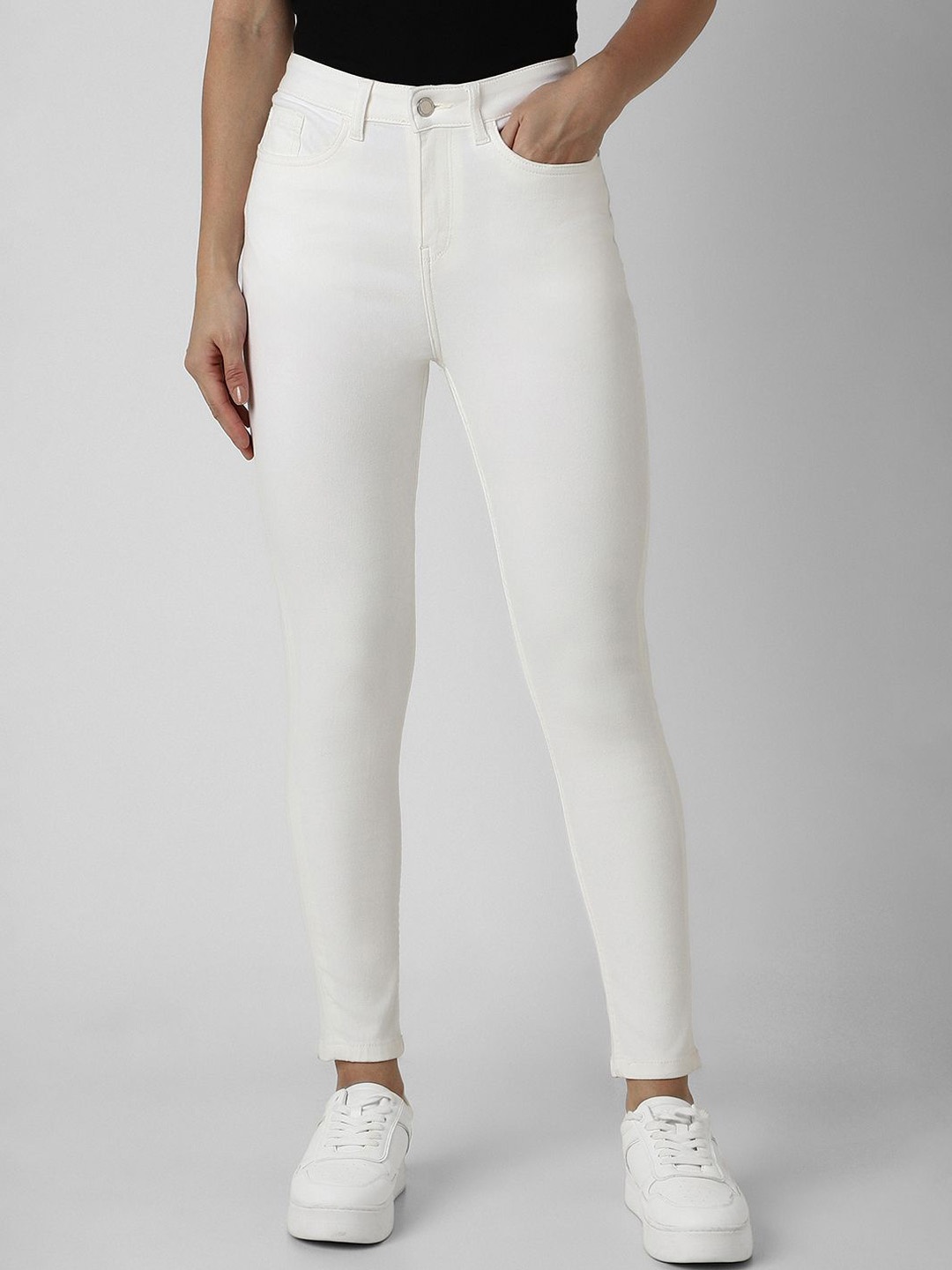 

Van Heusen Woman Women Slim Fit Mid-Rise Jeans, White