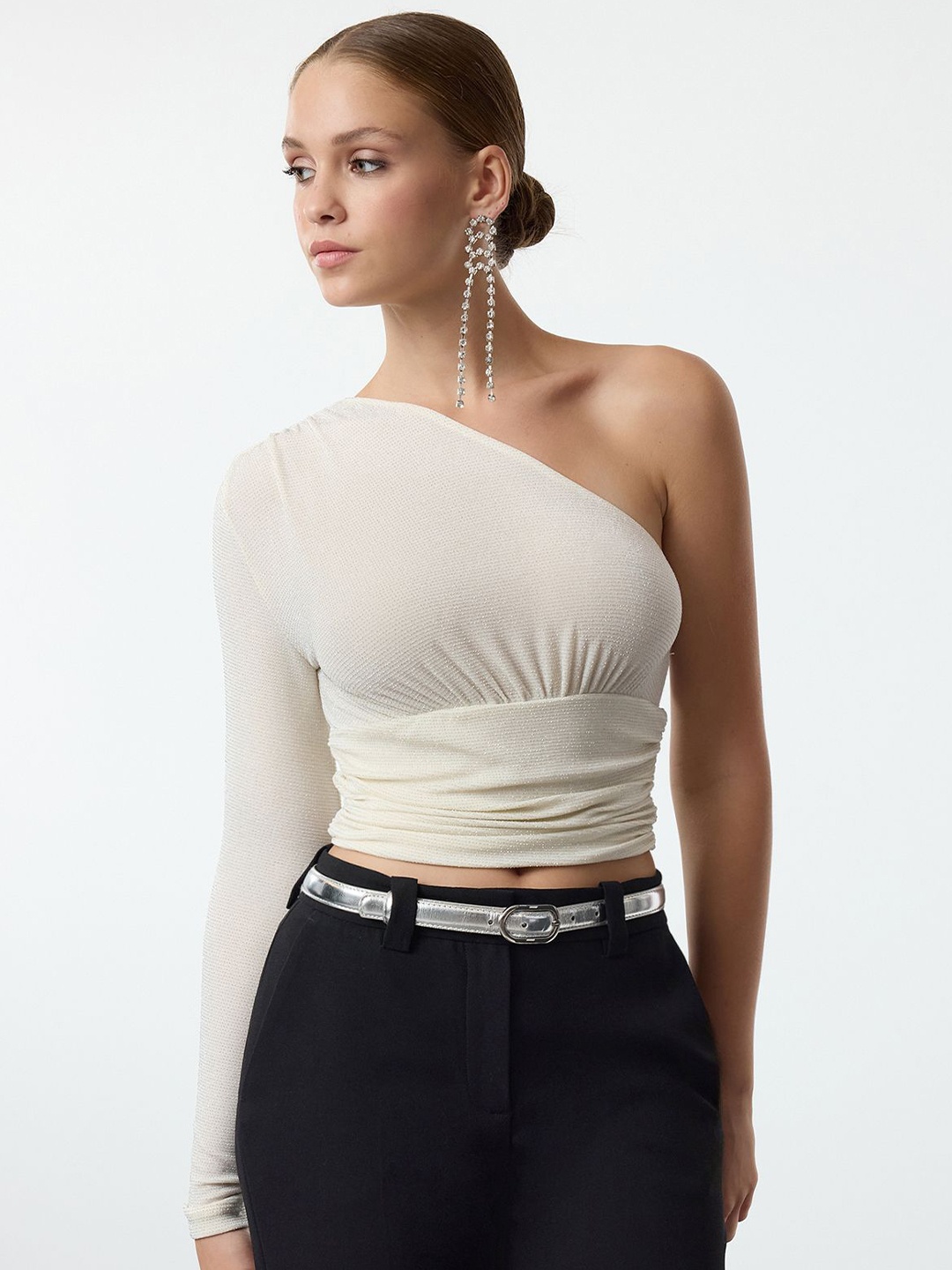 

Trendyol One Shoulder Crop Top, Na