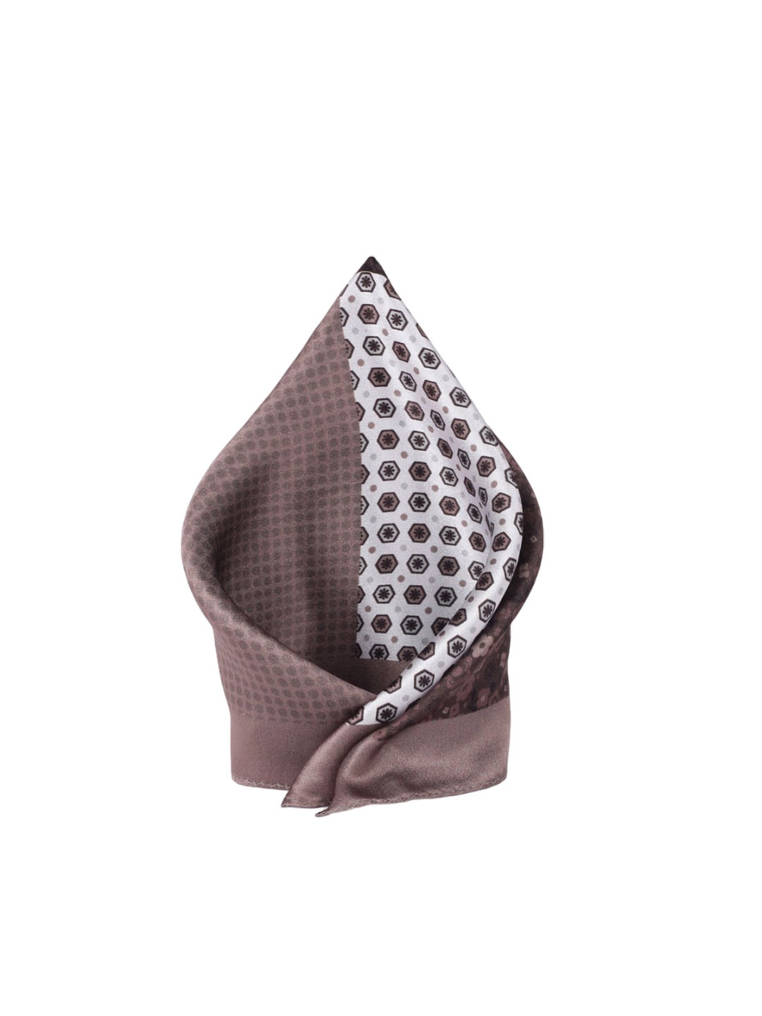 

Peter England Printed Pocket Squares, Brown