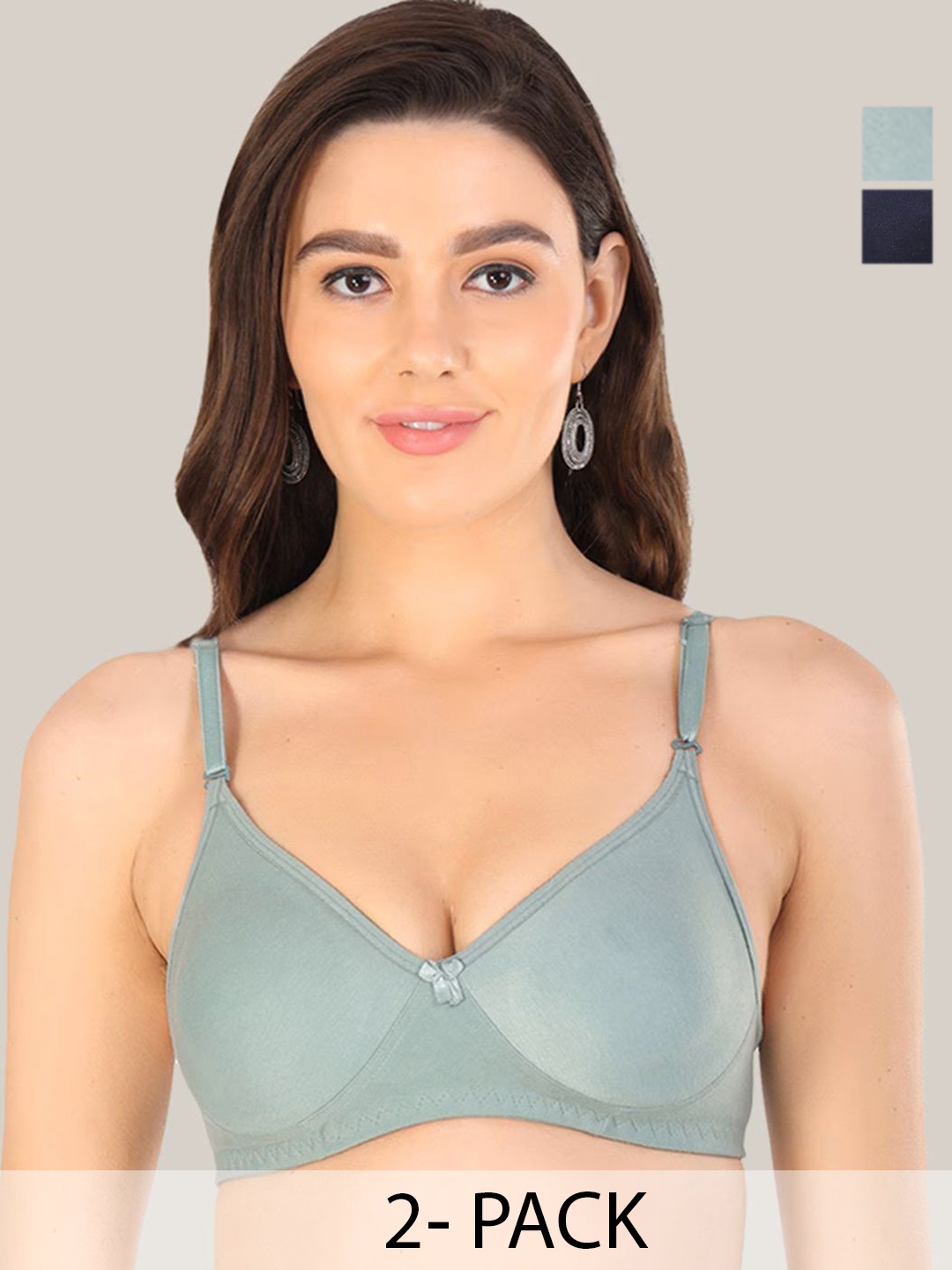 

Designer Bugs Bra Medium Coverage Lightly Padded, Navy blue