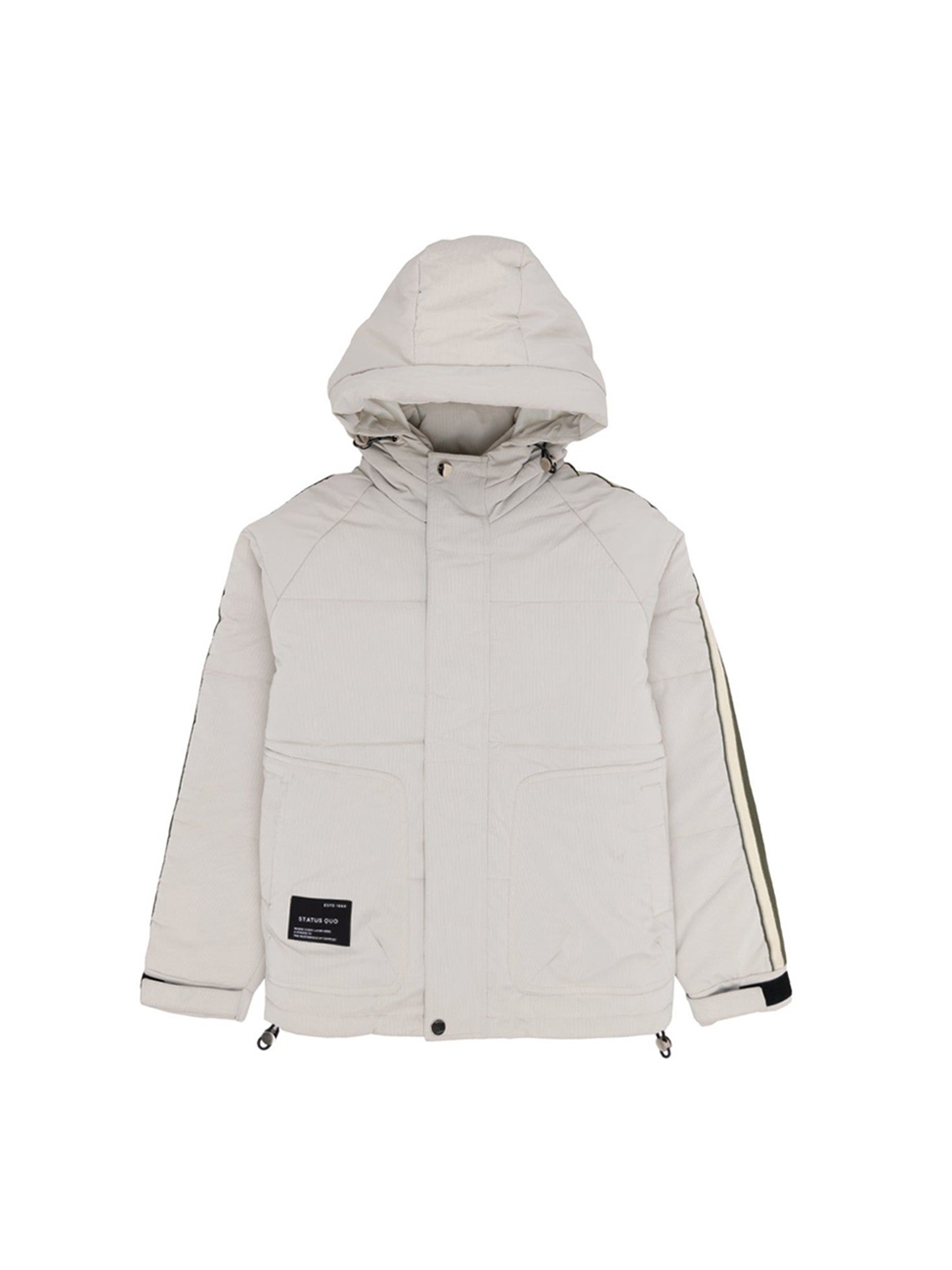 

Status Quo Boys Hooded Padded Jacket, White