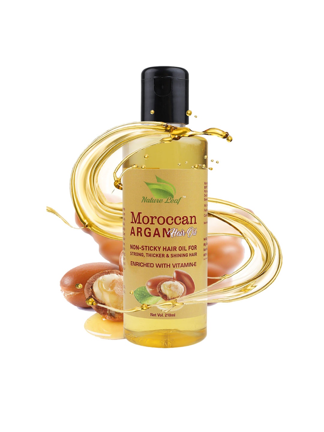 

Nature Leaf Moroccan Argan Hair Oil- 210 ml, Yellow