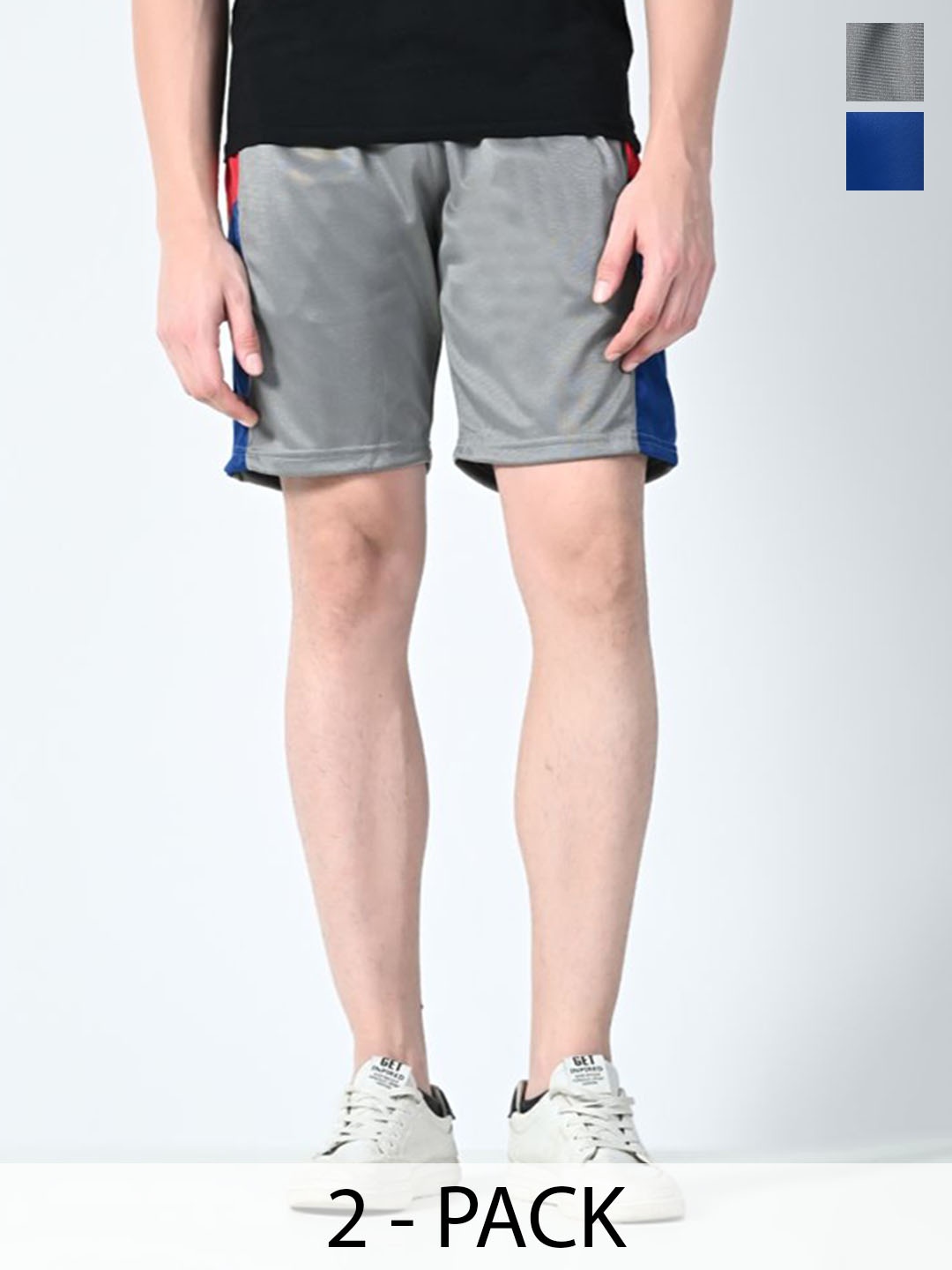 

BAESD Men Solid High-Rise Shorts, Multi