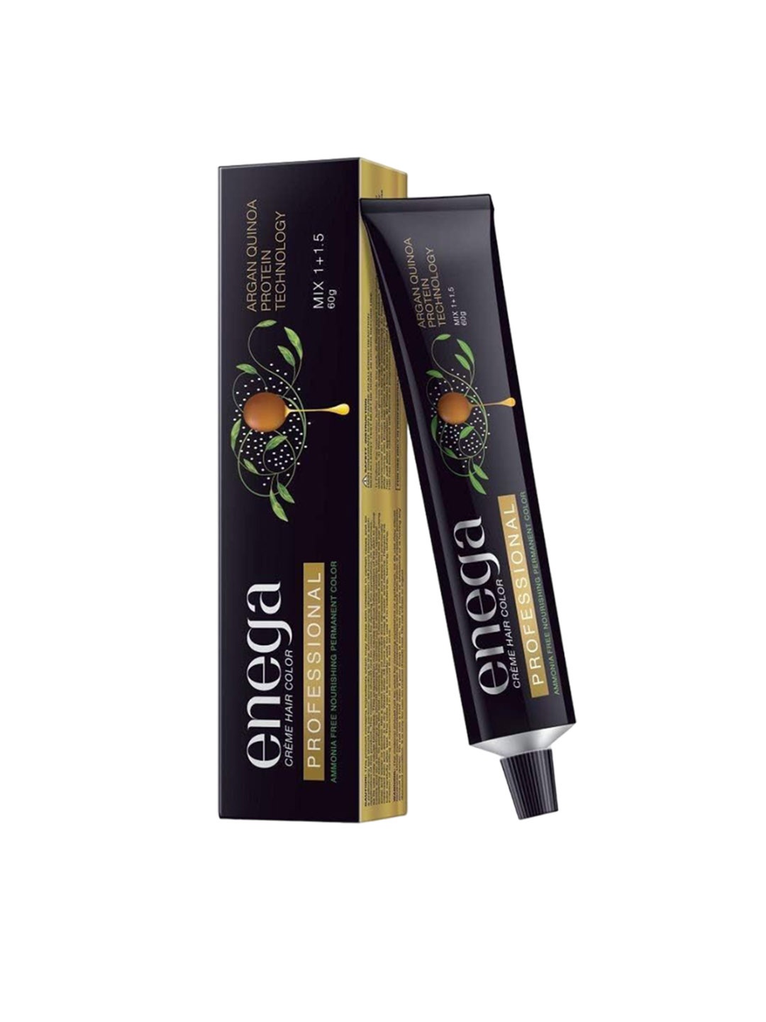 

Enega Professional Creme Hair Color-60 g-Light Golden Mahogany Brown, Red