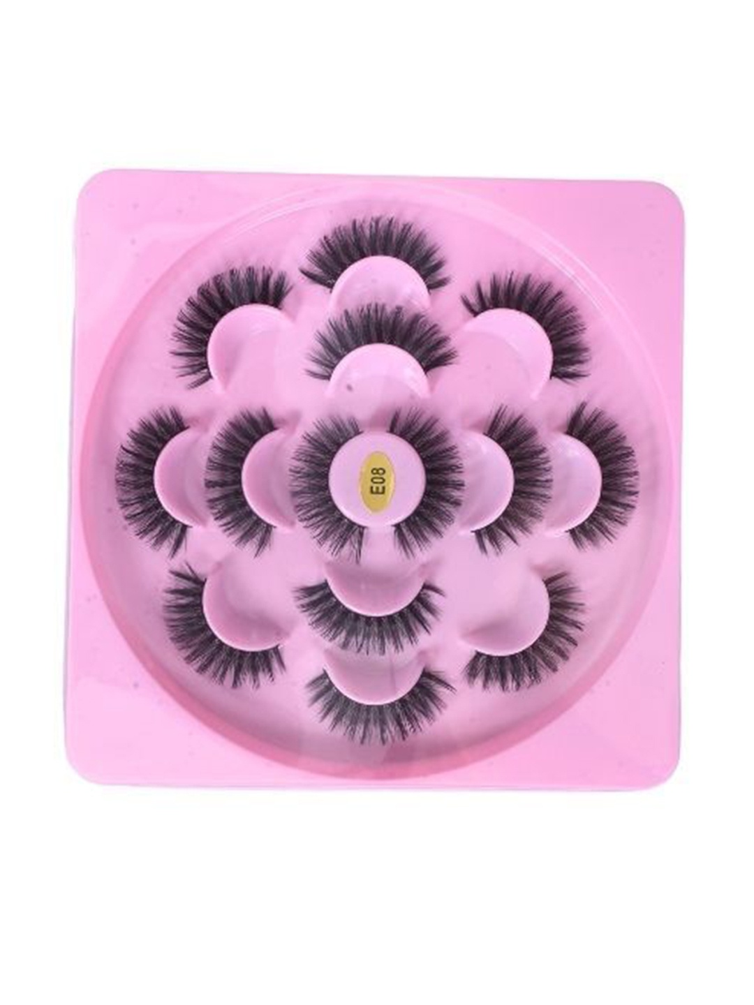 

Rhe Cosmetics Set Of 7 Long & Natural Look 3D False Eyelashes, Black