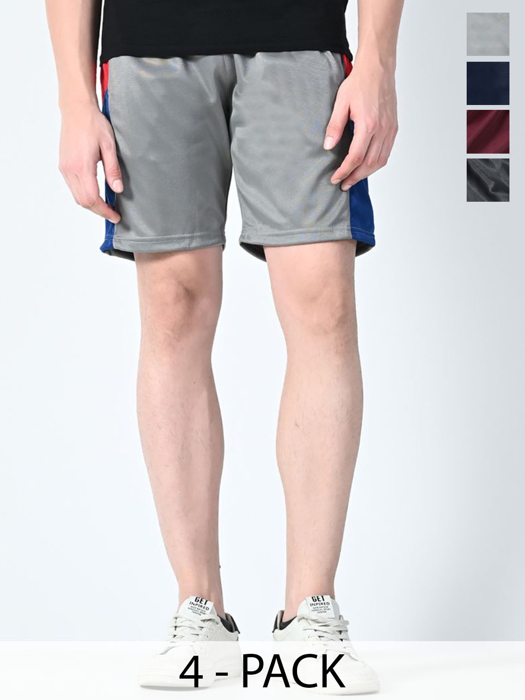 

BAESD Men High-Rise Above Knee Regular Shorts, Multi