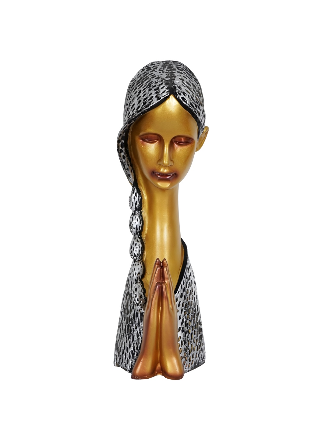 

Zart Gold-Toned & Silver Toned Figurine Showpiece