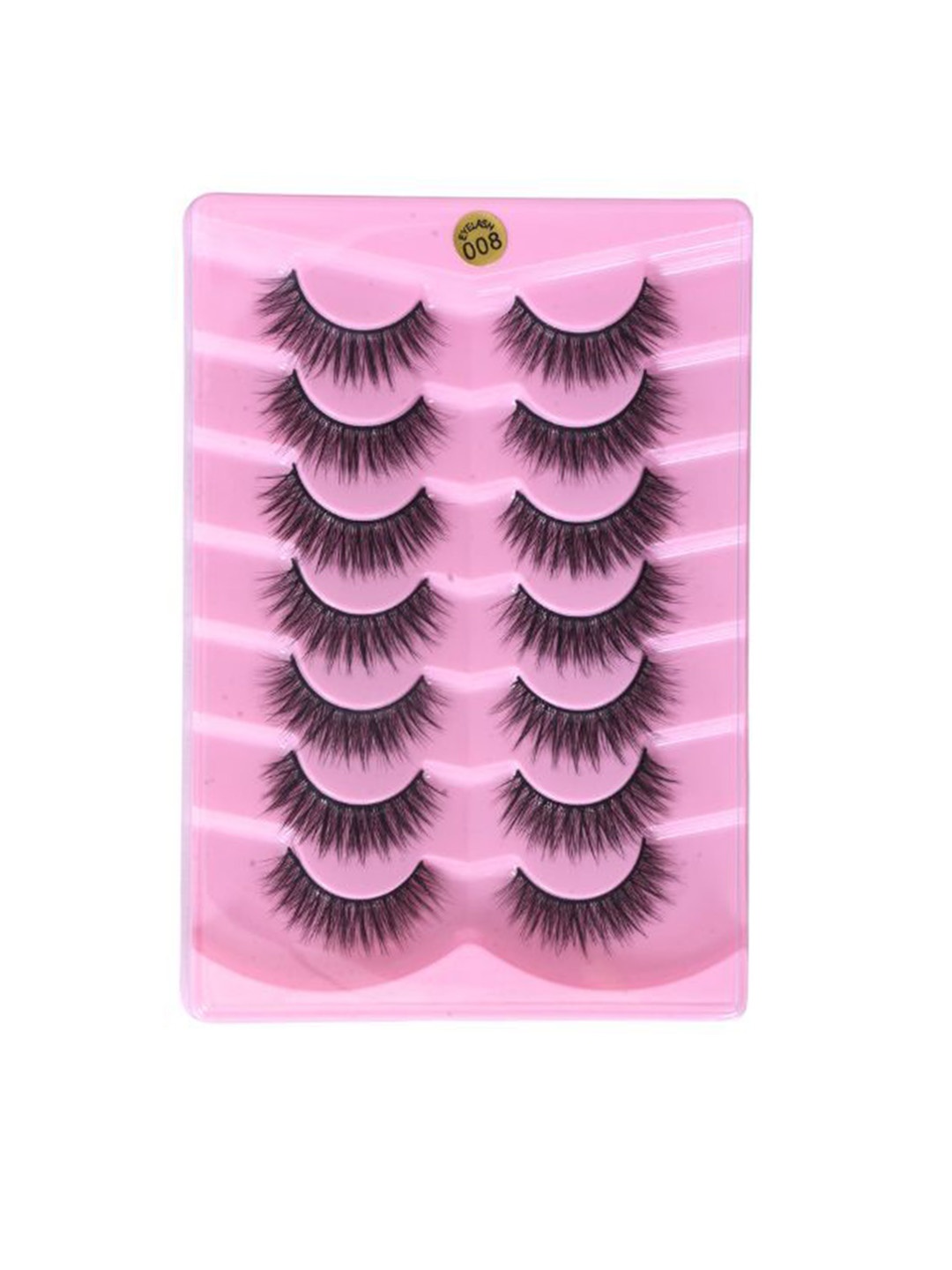 

Makeup By Siti Set of 7 BridalBloomLashesh 3D Natural False Eyelashes - Black