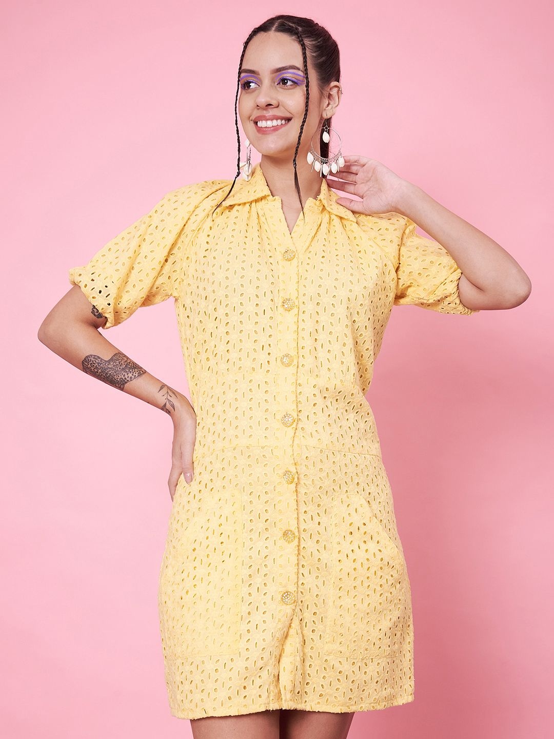 

Kannan A-Line Dress, Yellow