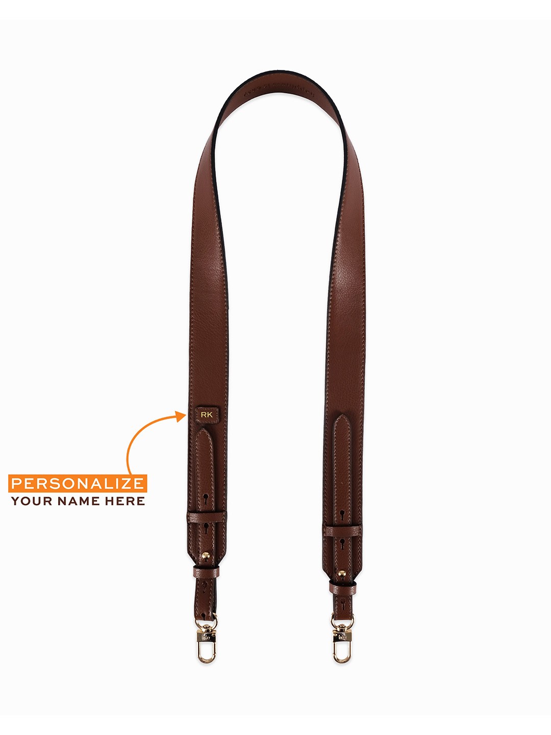 

HIE Leather Sling Bag, Coffee brown