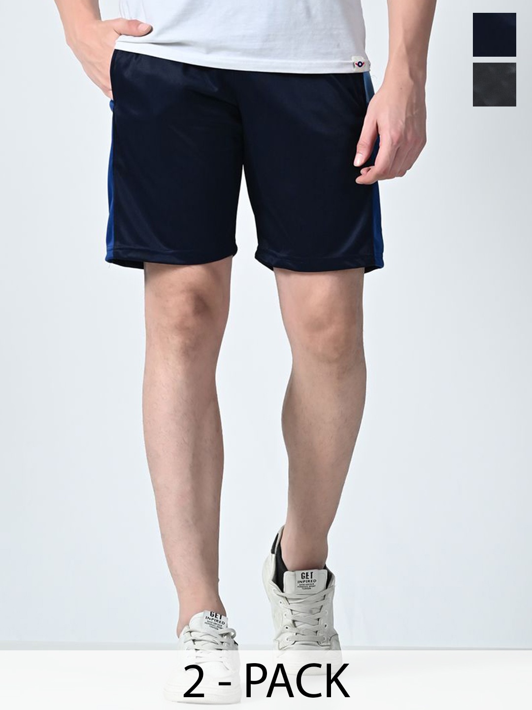 

BAESD Men High-Rise Shorts, Multi