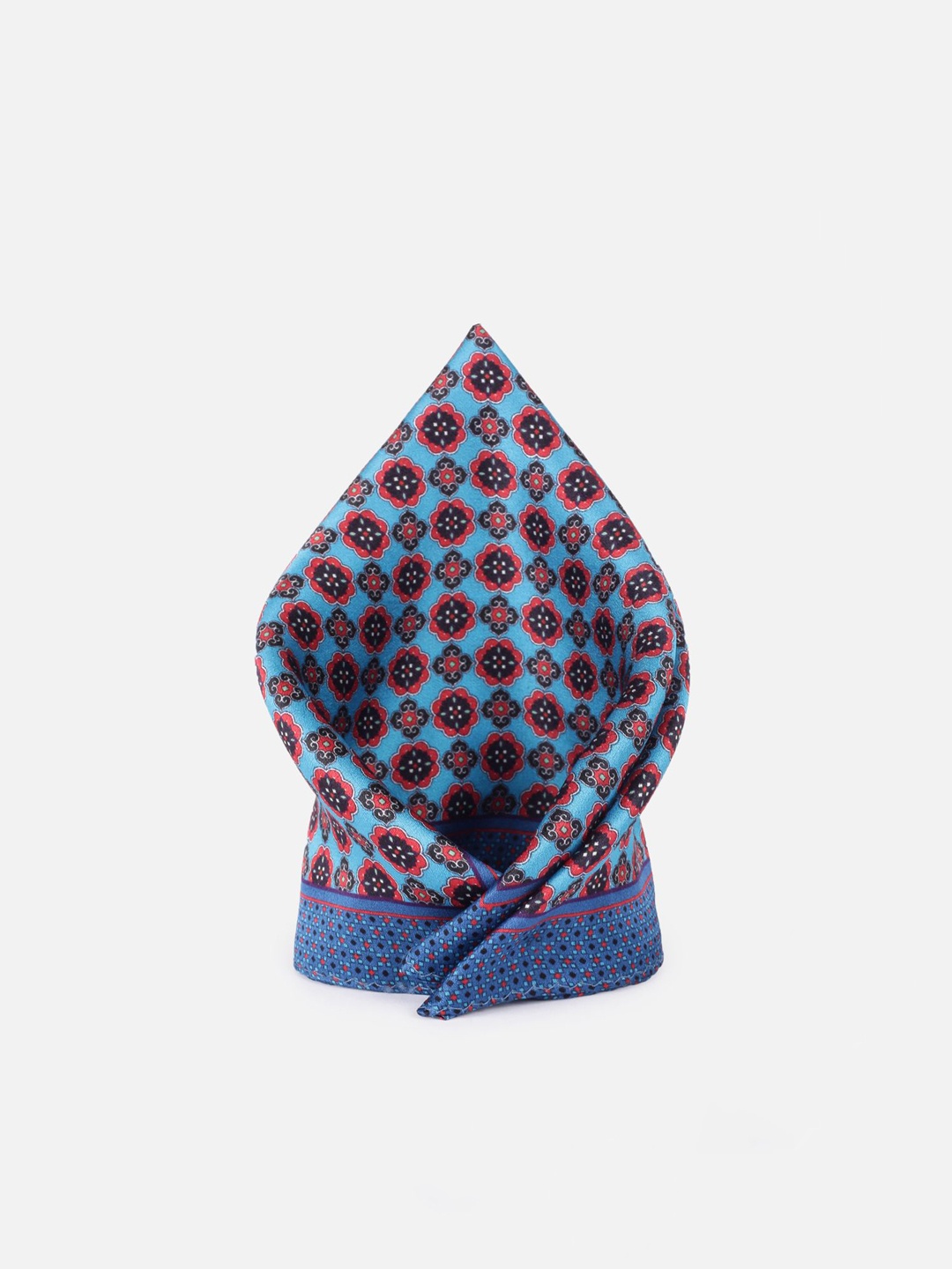 

Peter England Printed Pocket Squares, Blue