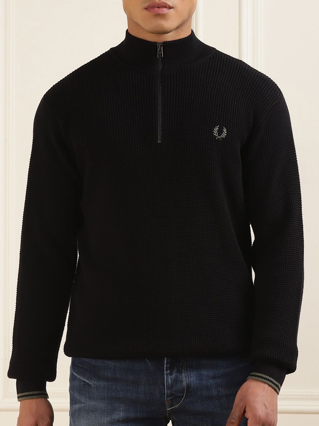 

Fred Perry Men Pullover, Black